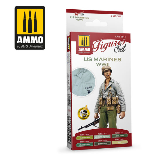 US Marines WWII Figures Set