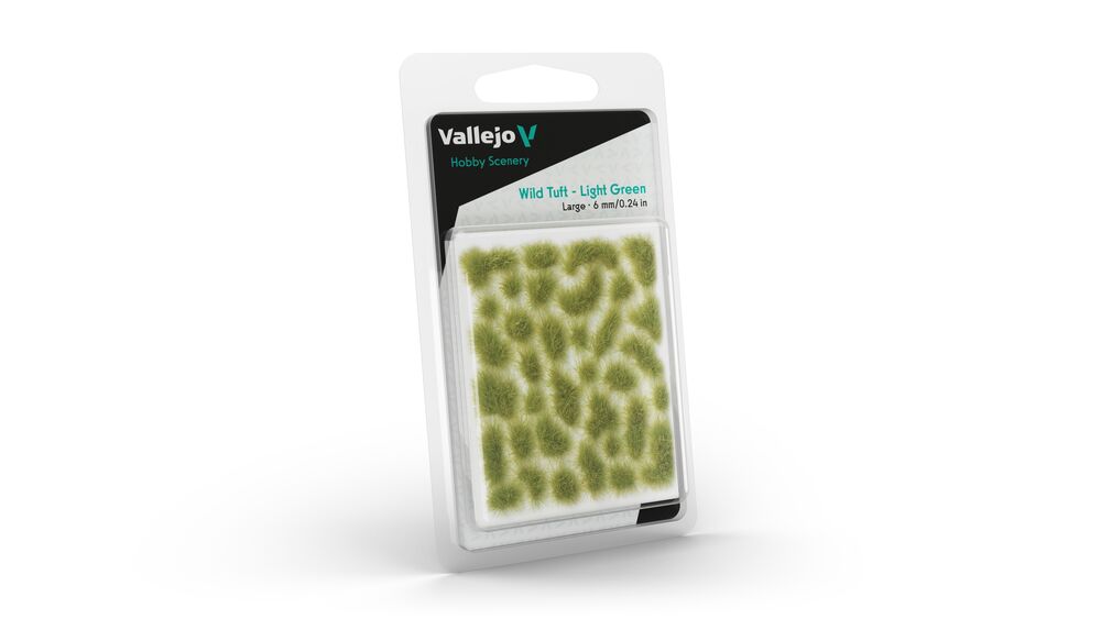 Vallejo Scenery: Wild Tuft  Light Green (6 mm) L