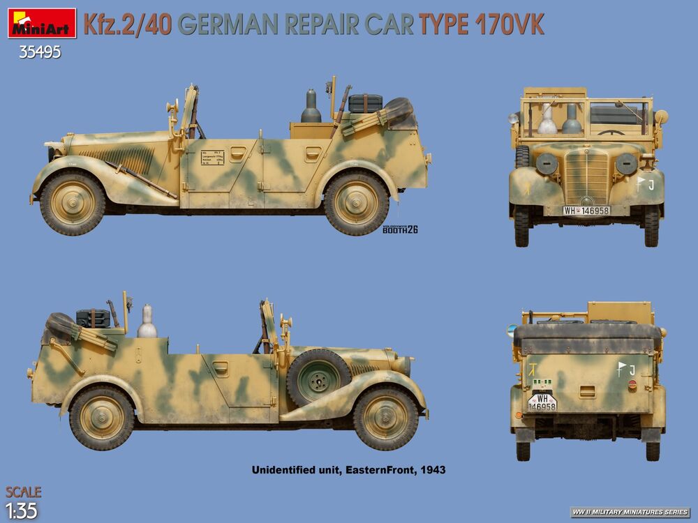 Kfz.2/40 German Repair Car Type 170VK