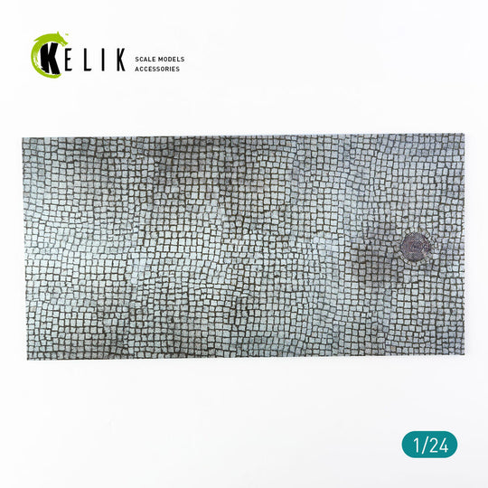 Paving stone road Base - Acrylic 3 mm (180 x 357 mm) (210 g)