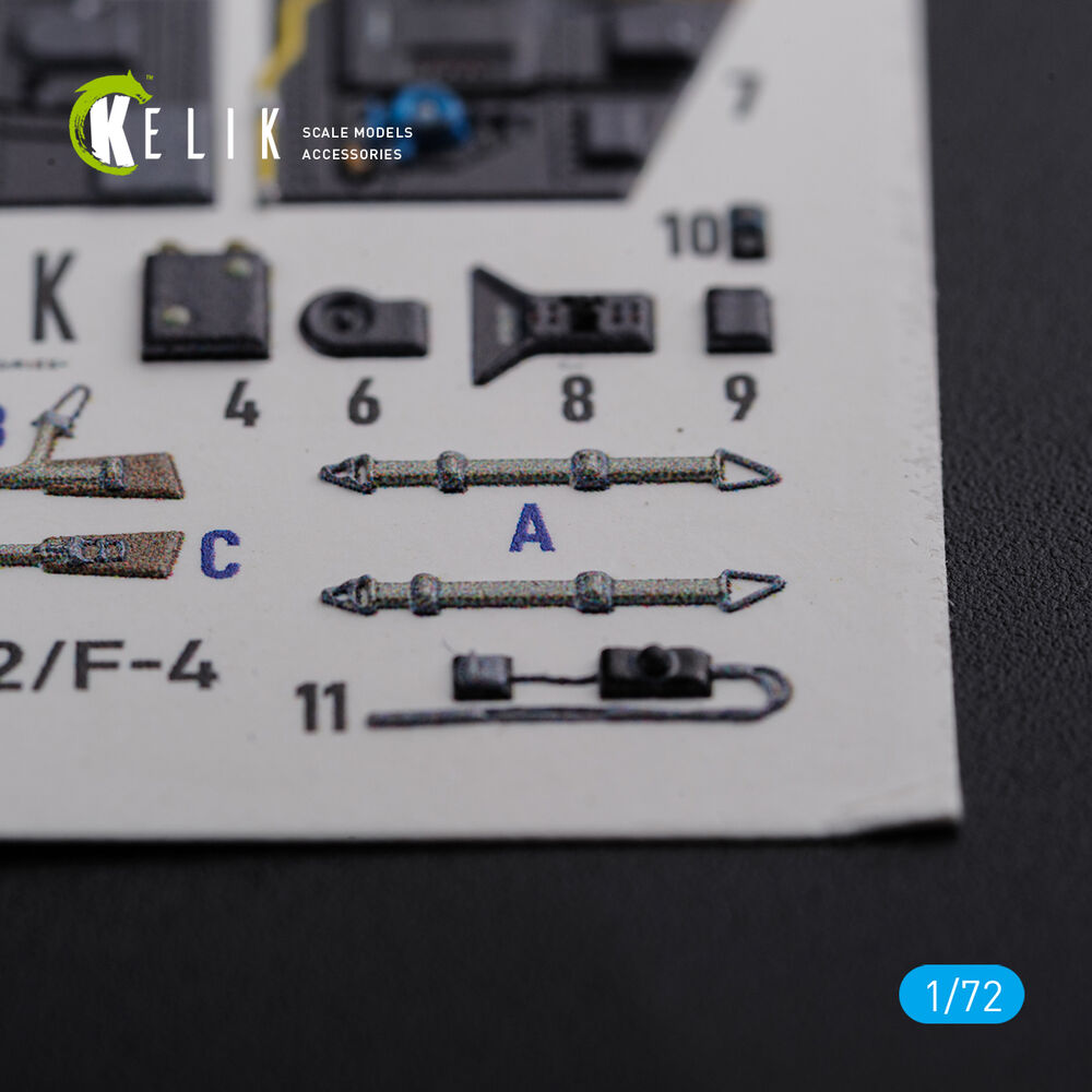 BF109-F2/F4 interior 3D decals for Fine Molds kit