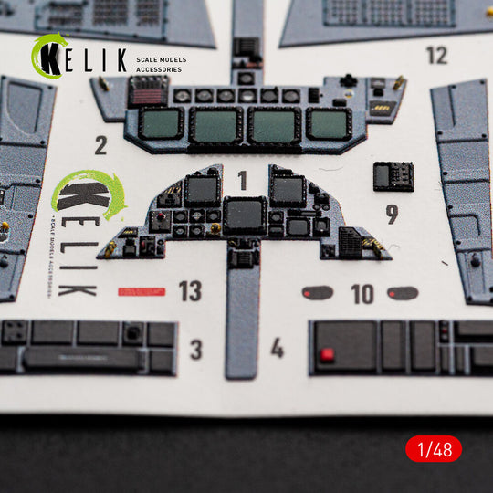 F-15E (Early) - interior 3D decals for Hasegawa
