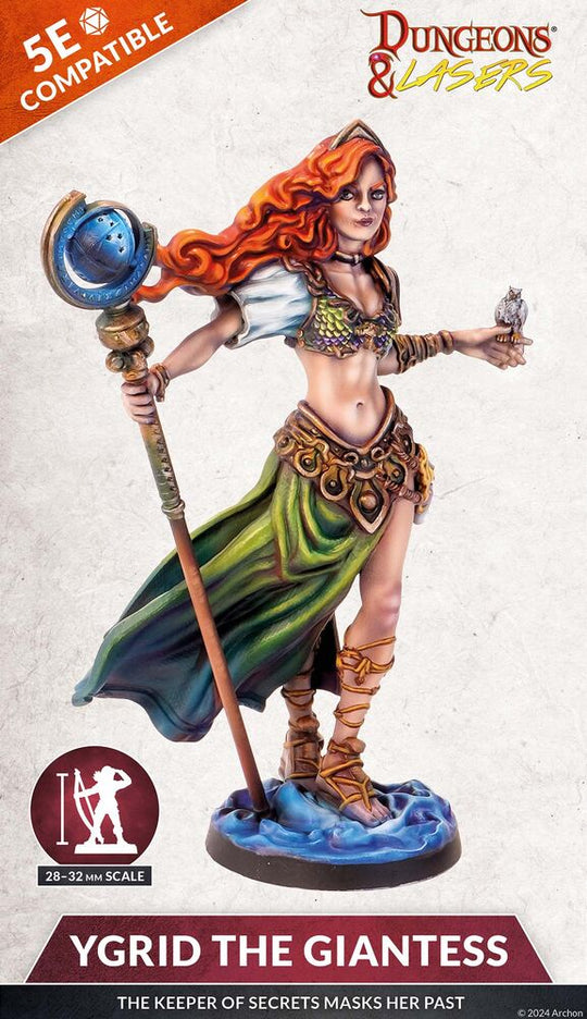 Dungeons & Lasers Miniatures: YGRID THE GIANTESS