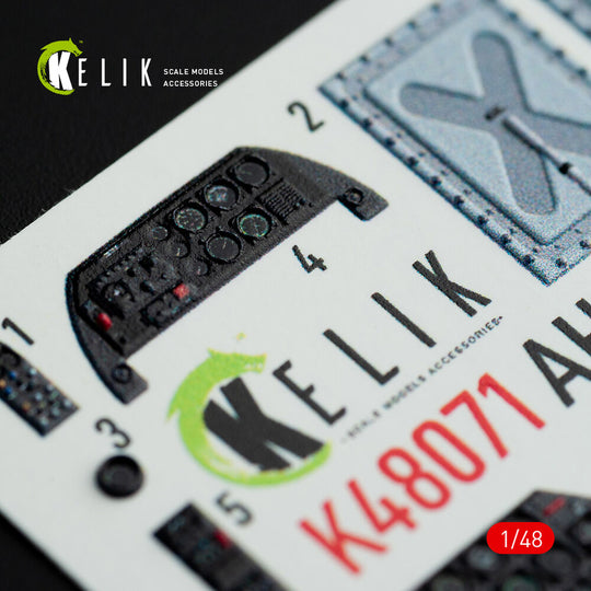 AH-1G interior 3D decals forICM/SpecialHobby kit