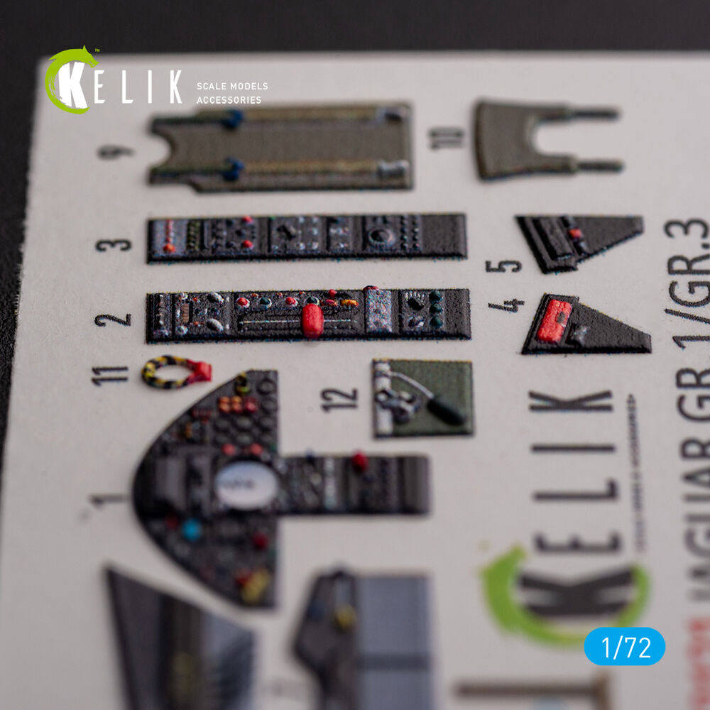 Jaguar GR.1/GR.3 - interior 3D decals for Italeri kit