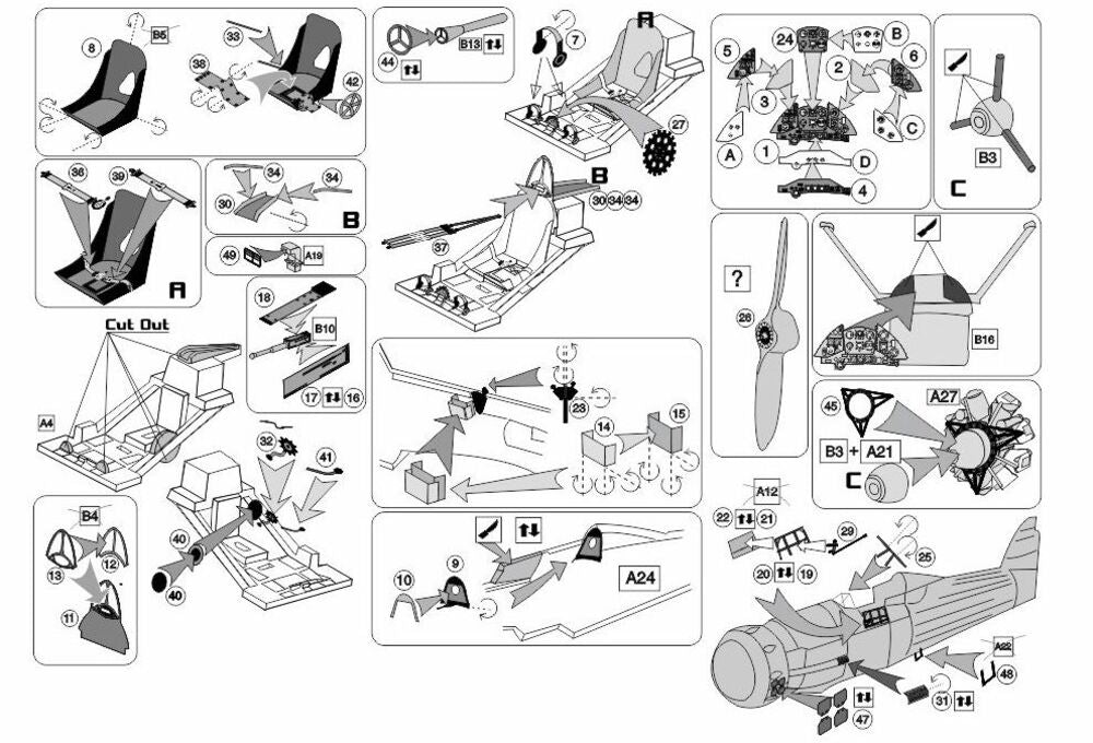 Gloster Gladiator PE-Set (Airfix)