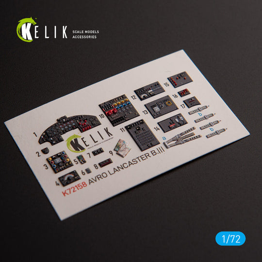 AVRO LANCASTER B.III - interior 3D decals for Airfix kit