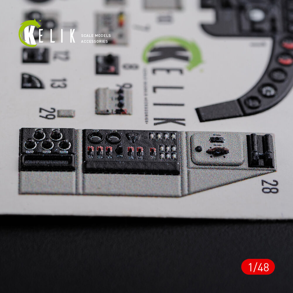 KI-21 interior 3D decals for ICM kit