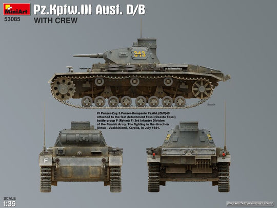 Pz.Kpfw.III Ausf. D/B with Crew