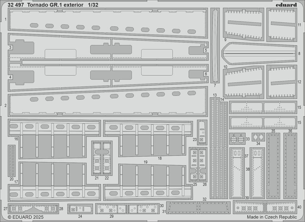 Tornado GR.1 exterior for Italeri