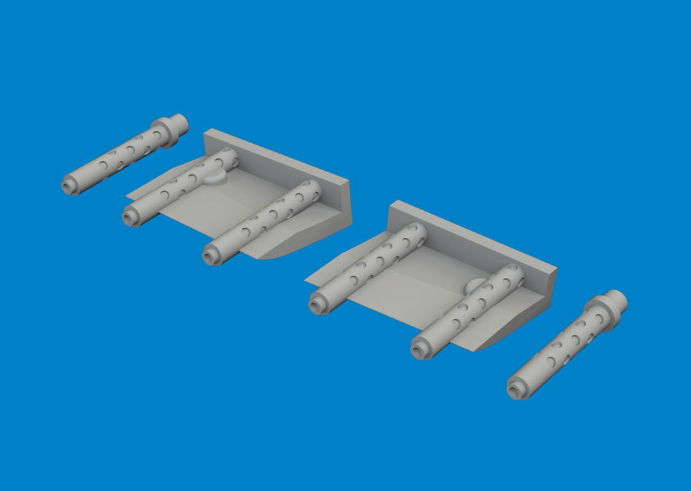 F4F-4 gun barrels PRINT  ACADEMY