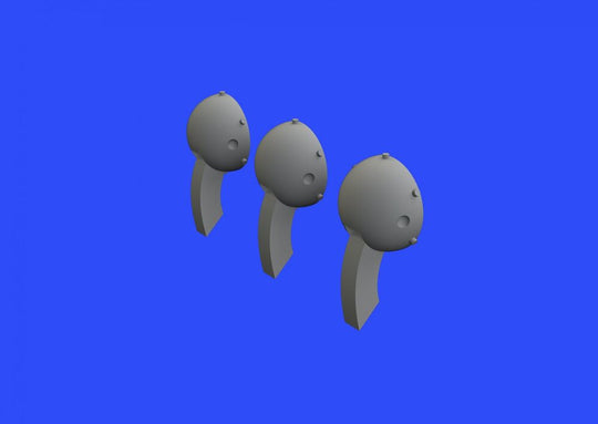 P-51D rear view mirrors for Airfix