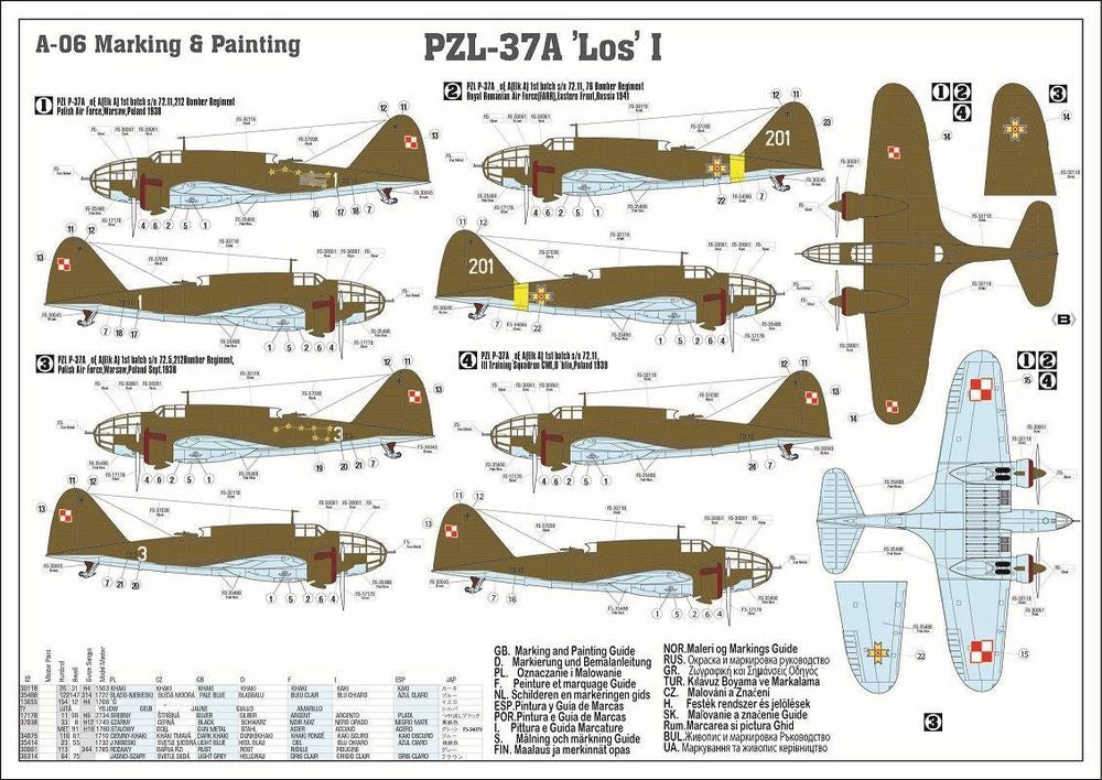 PZL P-37A Los I