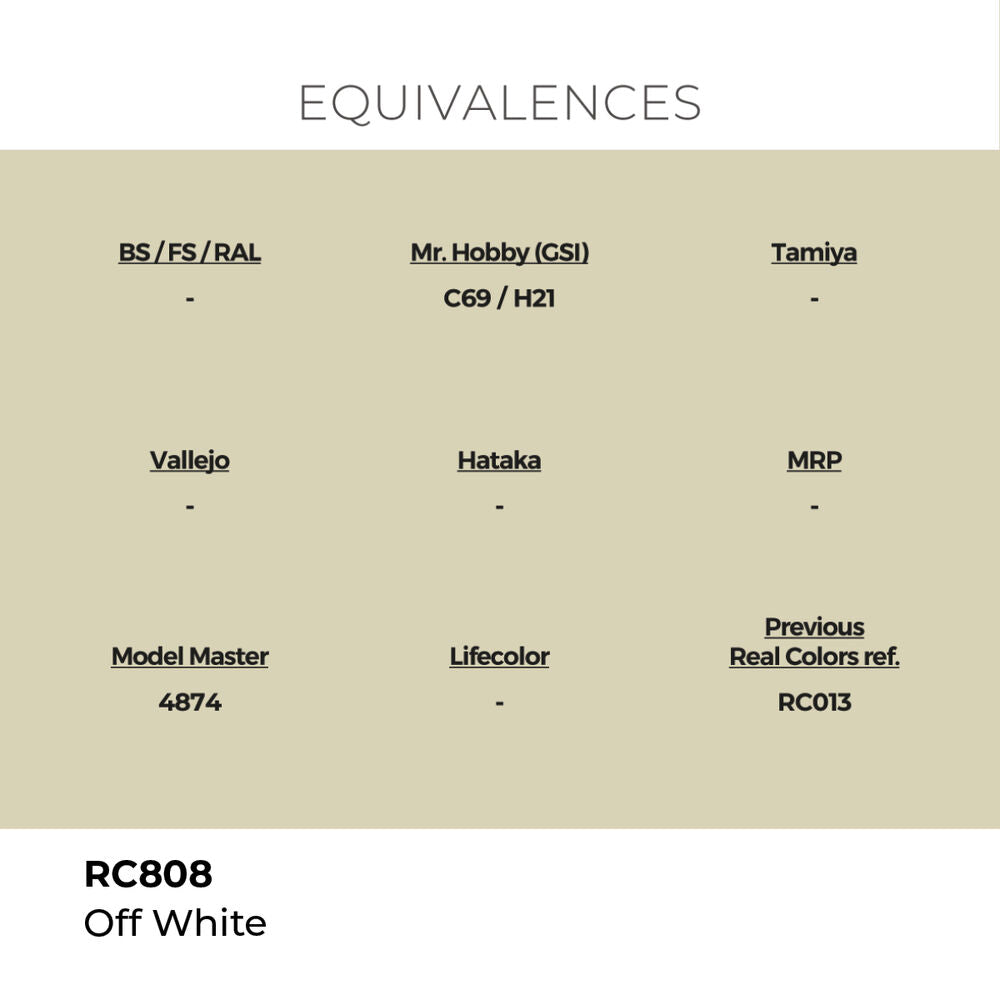 Real Colors: Off White 17 ml.