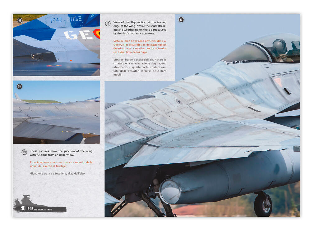 F-16 Fighting Falcon / VIPER - VISUAL MODELERS GUIDE (English, Castellano, Italiano)