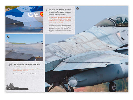 F-16 Fighting Falcon / VIPER - VISUAL MODELERS GUIDE (English, Castellano, Italiano)
