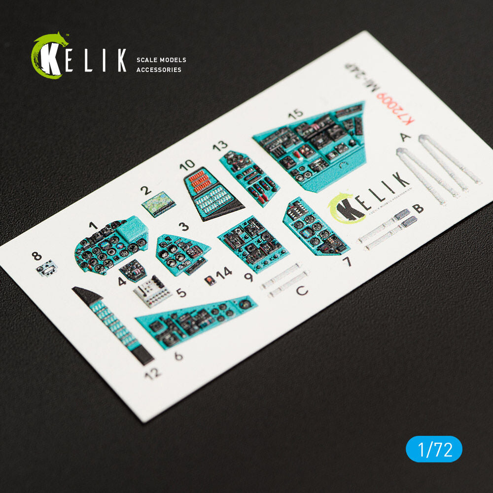 MI-24P interior 3D decals for Zvezda kit