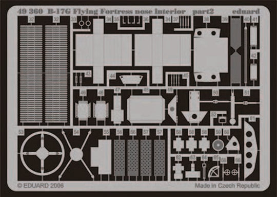 B-17G Flying Fortress nose interior für Revell/Monogram Bausatz