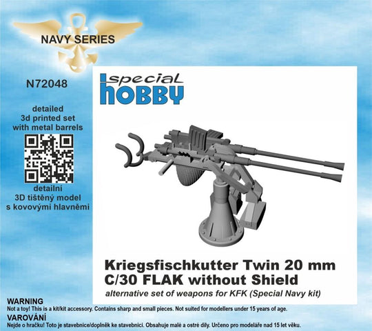 Kriegsfischkutter Twin 20 mm C/30 FLAK without Shield