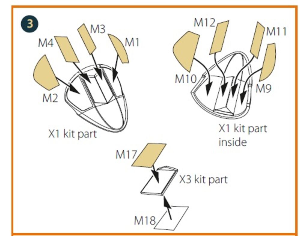 F-86A double-sided painting mask for CP kits