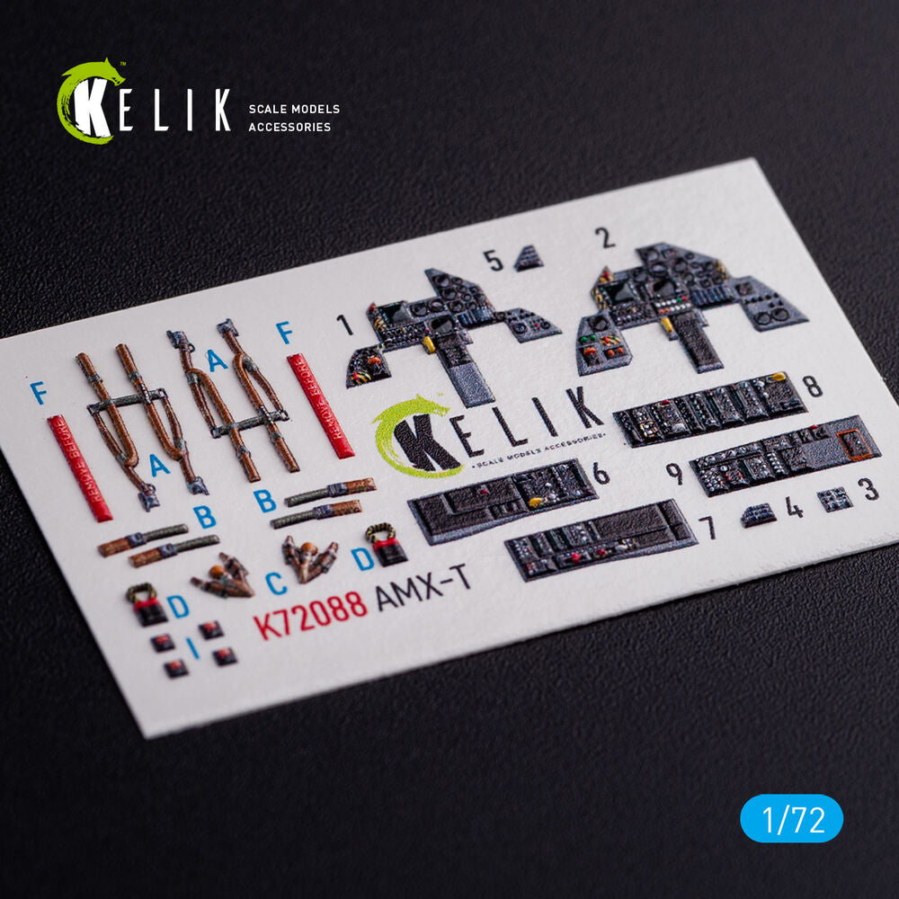 AMX-T interior 3D decals for Italeri kit