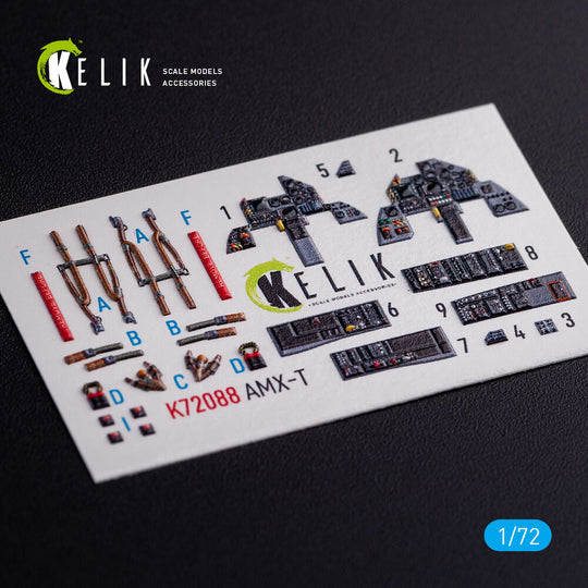 AMX-T interior 3D decals for Italeri kit
