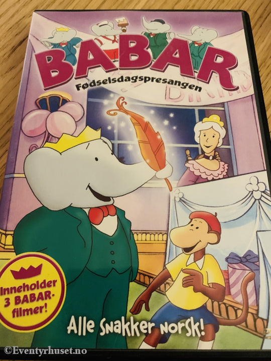 Babar. 1989. Fødselsdagspresangen. Dvd. Dvd