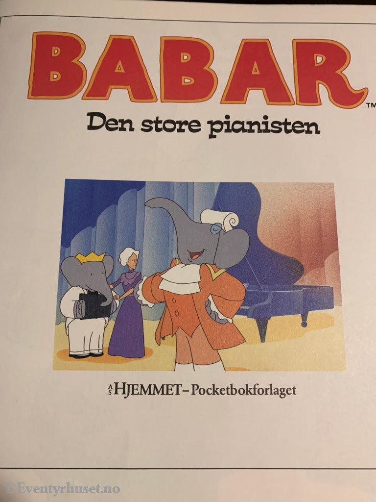 Babar - Den Store Pianisten. 1990. Hefte