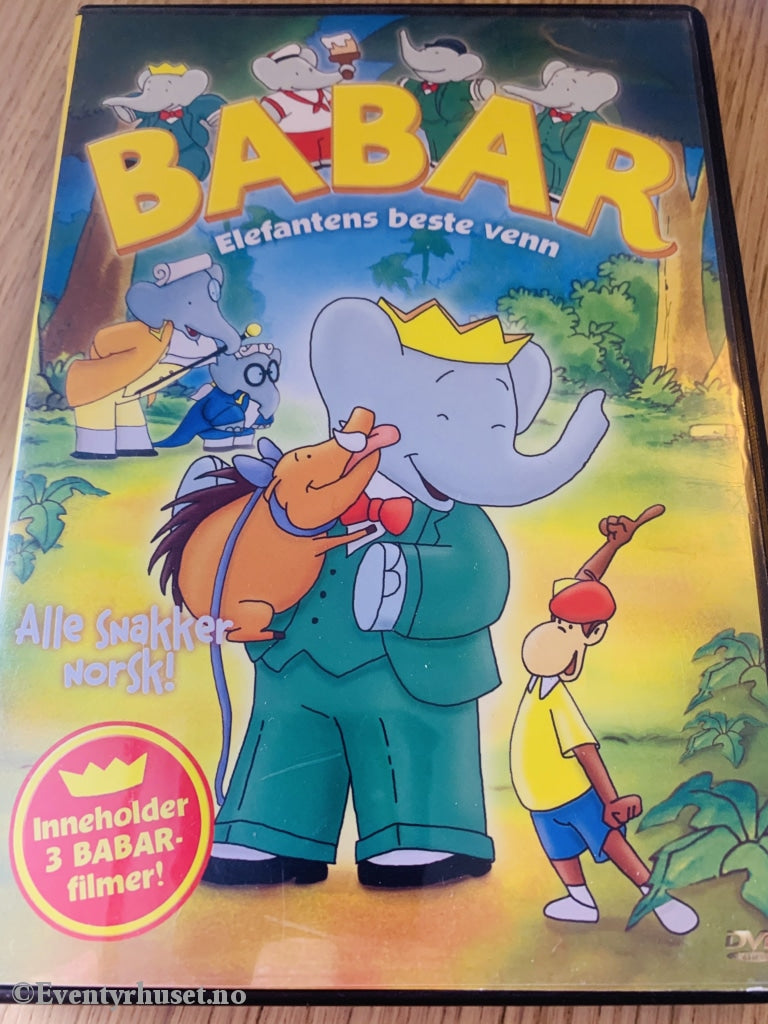 Babar - Elefantenes Beste Venn. 1989. Dvd. Dvd