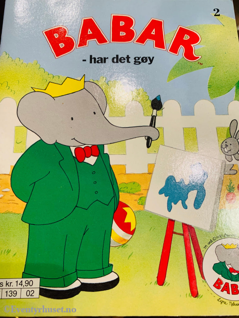 Babar - Har Det Gøy. 1990. Hefte