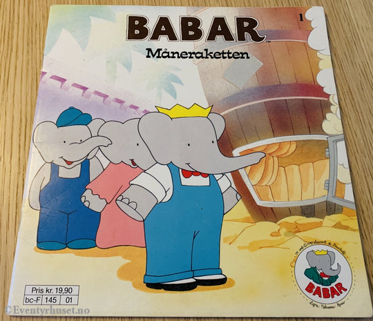 Babar - Måneraketten. 1990. Tegneseriealbum