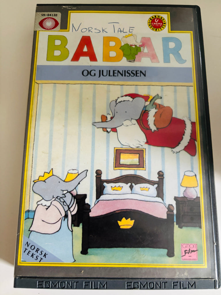 Babar og julenissen. 1989. VHS Big Box. VHS Big Box