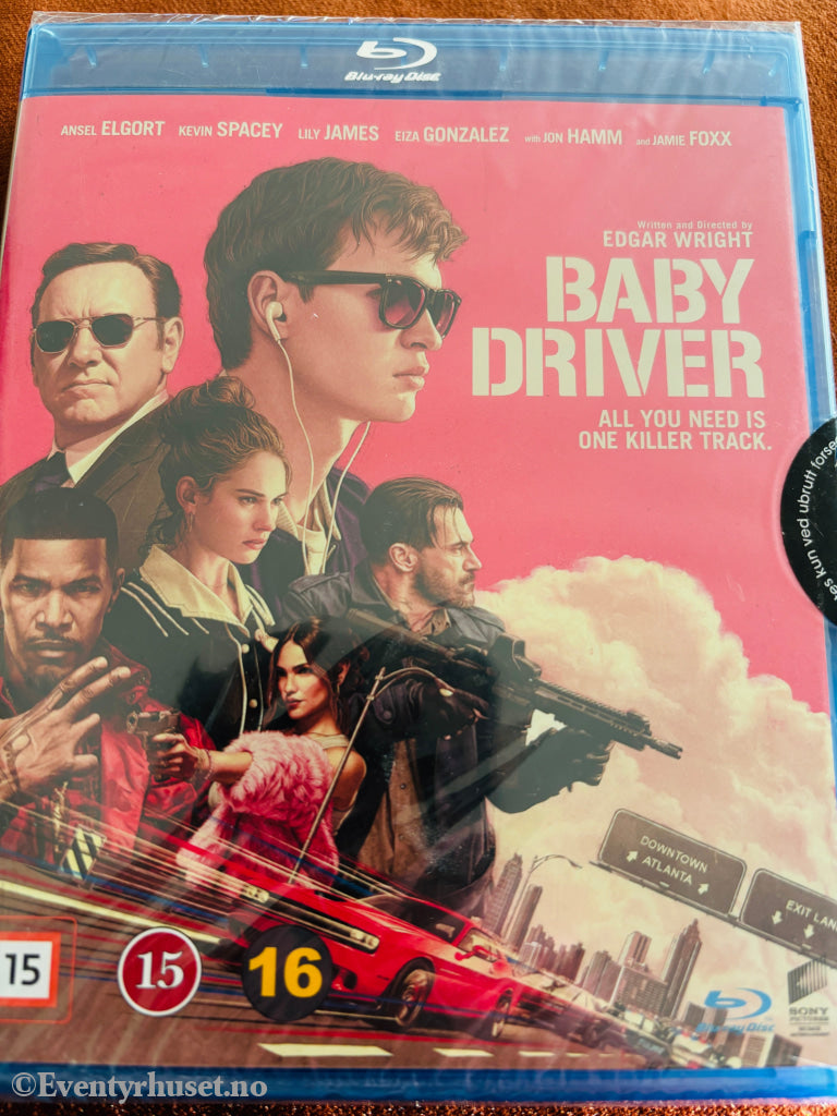 Baby Driver. Blu-ray Disc. Ny i plast!