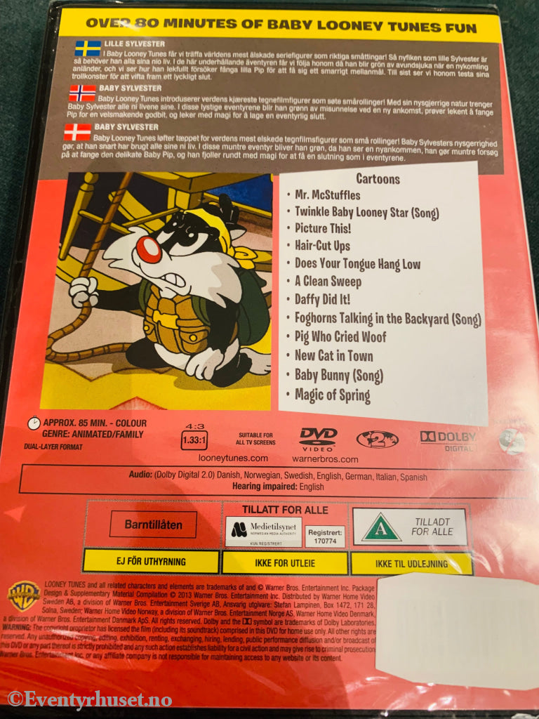 Baby Sylvester (Looney Tunes). Dvd. Ny I Plast! Dvd
