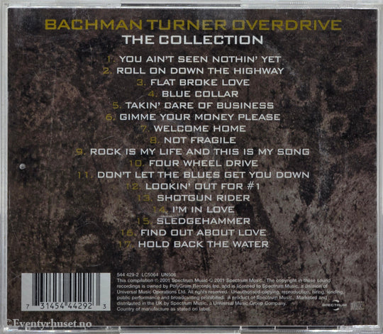 Bachman-Turner Overdrive. The Collection. 2001. Musikk-CD.