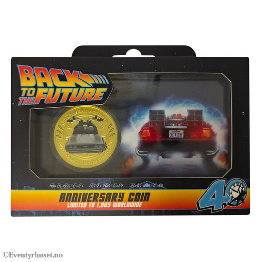 Back To The Future Collectable Coin 40th Anniversary Limited Edition Collectibles