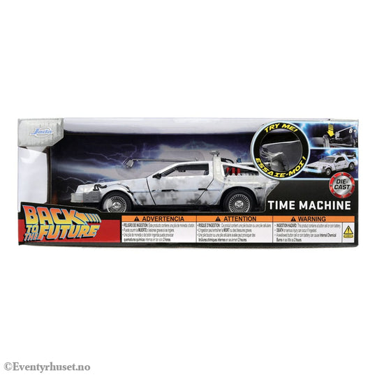 Back to the Future Diecast Model 1/24 Time Machine Frost Collectibles