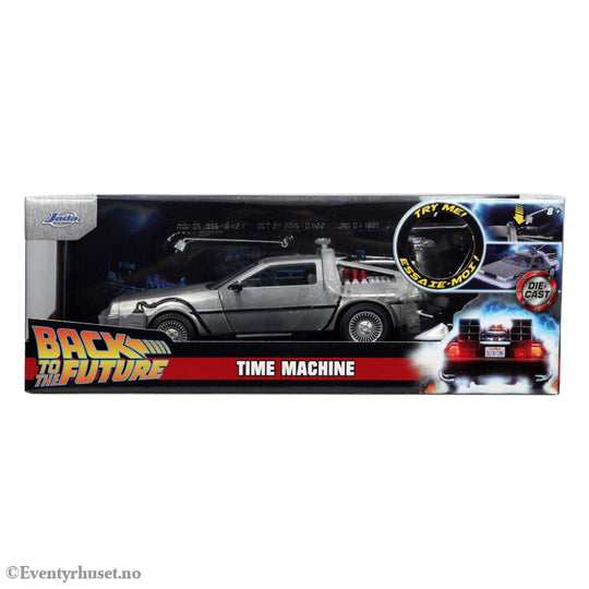 Back to the Future Hollywood Rides Diecast Model 1/24 Back to the Future 1 Time Machine Collectibles