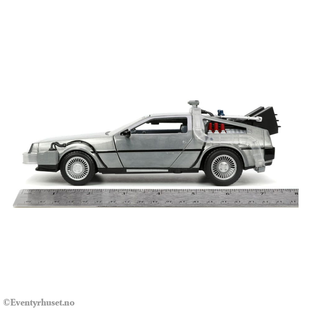 Back to the Future Hollywood Rides Diecast Model 1/24 Back to the Future 1 Time Machine Collectibles