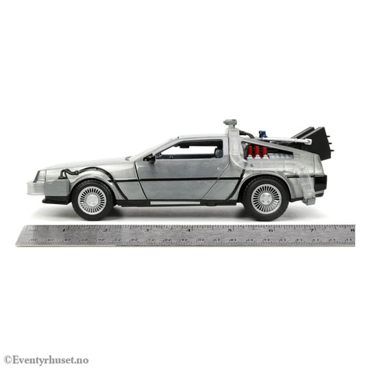 Back to the Future Hollywood Rides Diecast Model 1/24 Back to the Future 1 Time Machine Collectibles