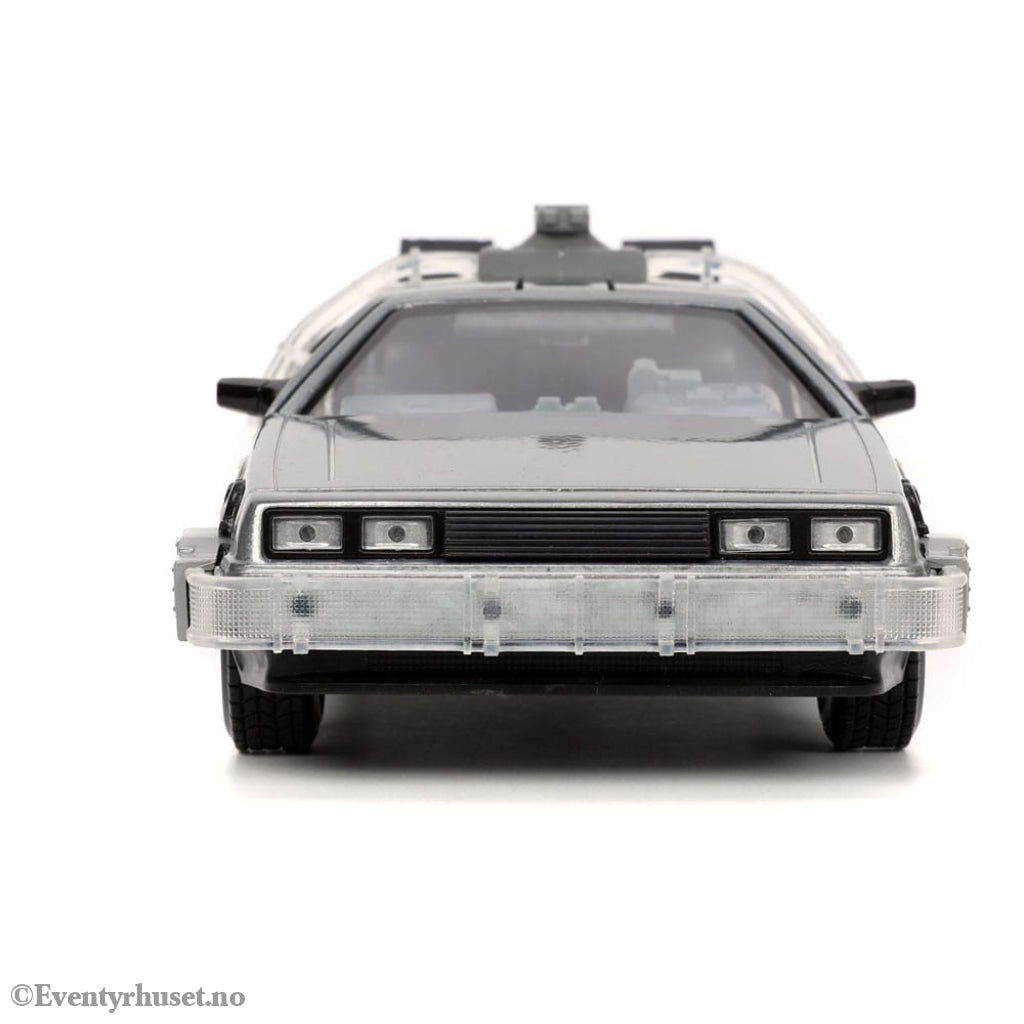Back to the Future Hollywood Rides Diecast Model 1/24 Back to the Future 1 Time Machine Collectibles