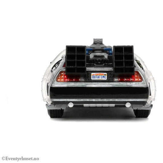 Back to the Future Hollywood Rides Diecast Model 1/24 Back to the Future 1 Time Machine Collectibles