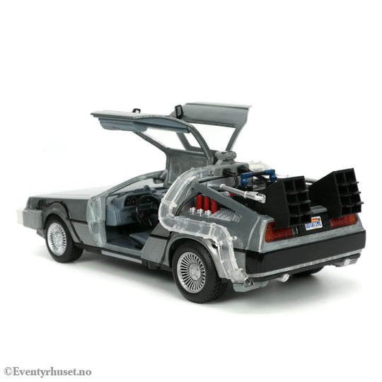Back to the Future Hollywood Rides Diecast Model 1/24 Back to the Future 1 Time Machine Collectibles