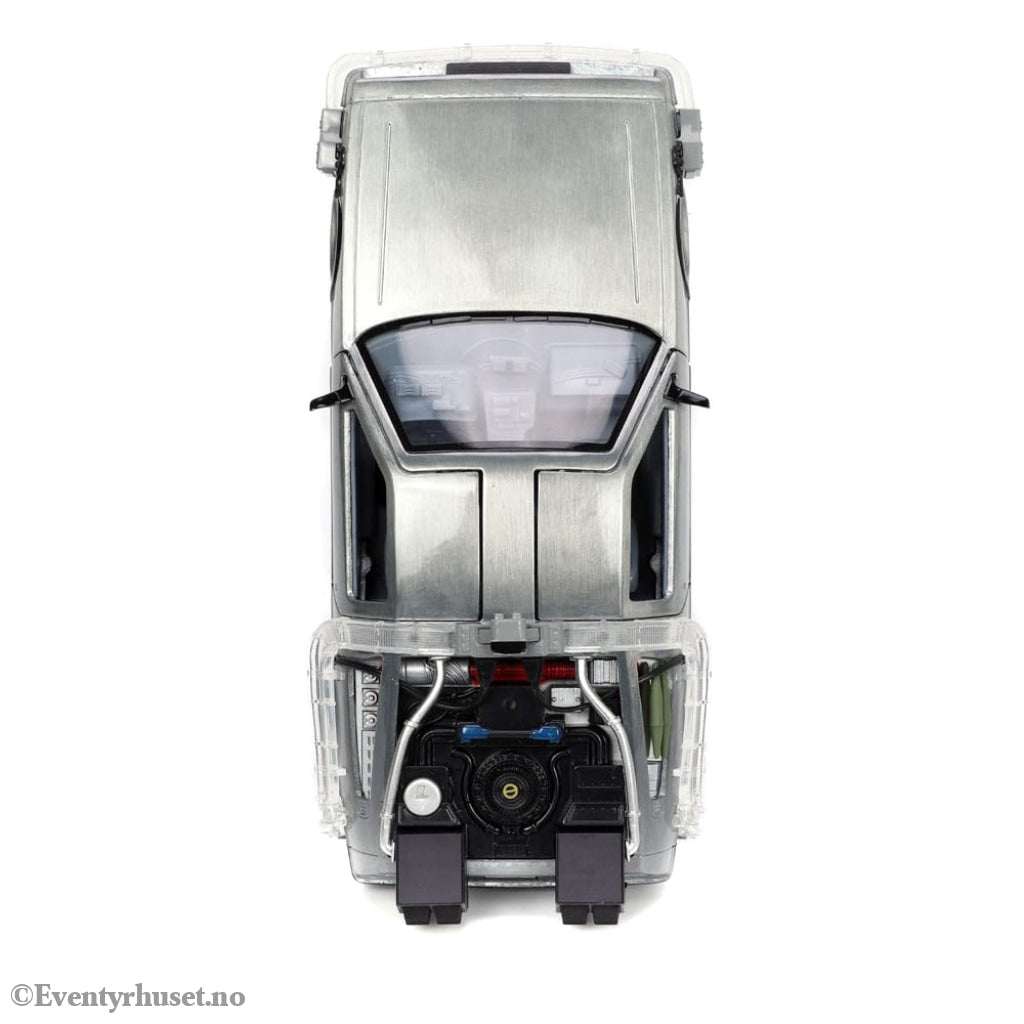 Back to the Future Hollywood Rides Diecast Model 1/24 Back to the Future 1 Time Machine Collectibles