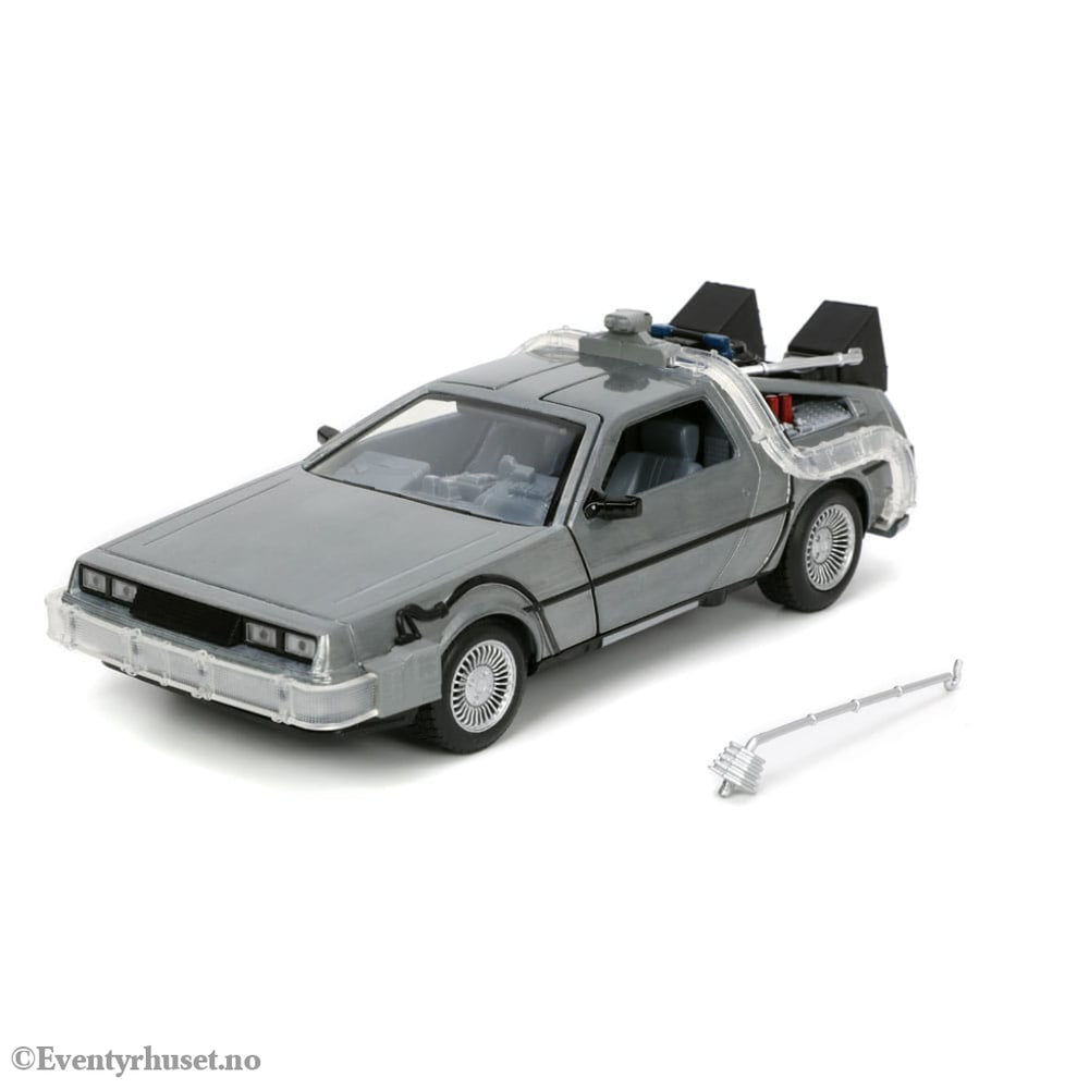 Back to the Future Hollywood Rides Diecast Model 1/24 Back to the Future 1 Time Machine Collectibles