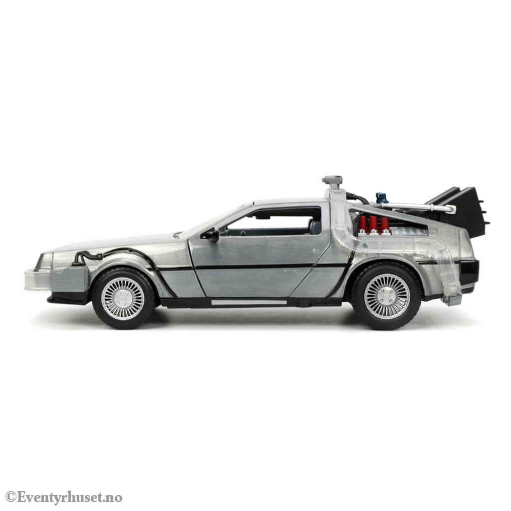 Back to the Future Hollywood Rides Diecast Model 1/24 Back to the Future 1 Time Machine Collectibles