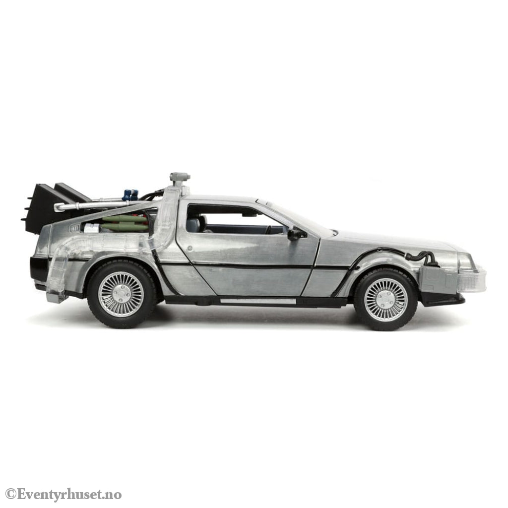 Back to the Future Hollywood Rides Diecast Model 1/24 Back to the Future 1 Time Machine Collectibles