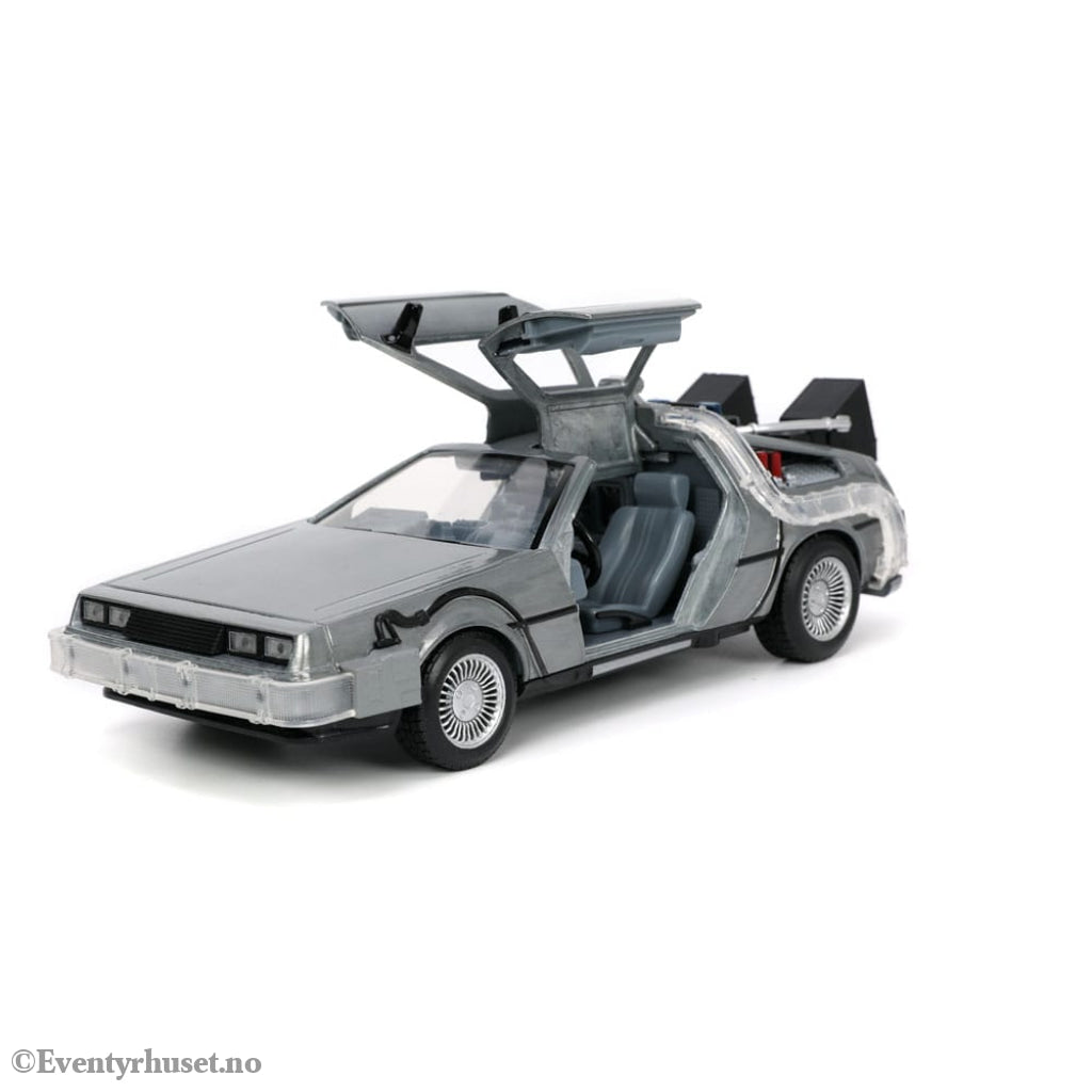 Back to the Future Hollywood Rides Diecast Model 1/24 Back to the Future 1 Time Machine Collectibles