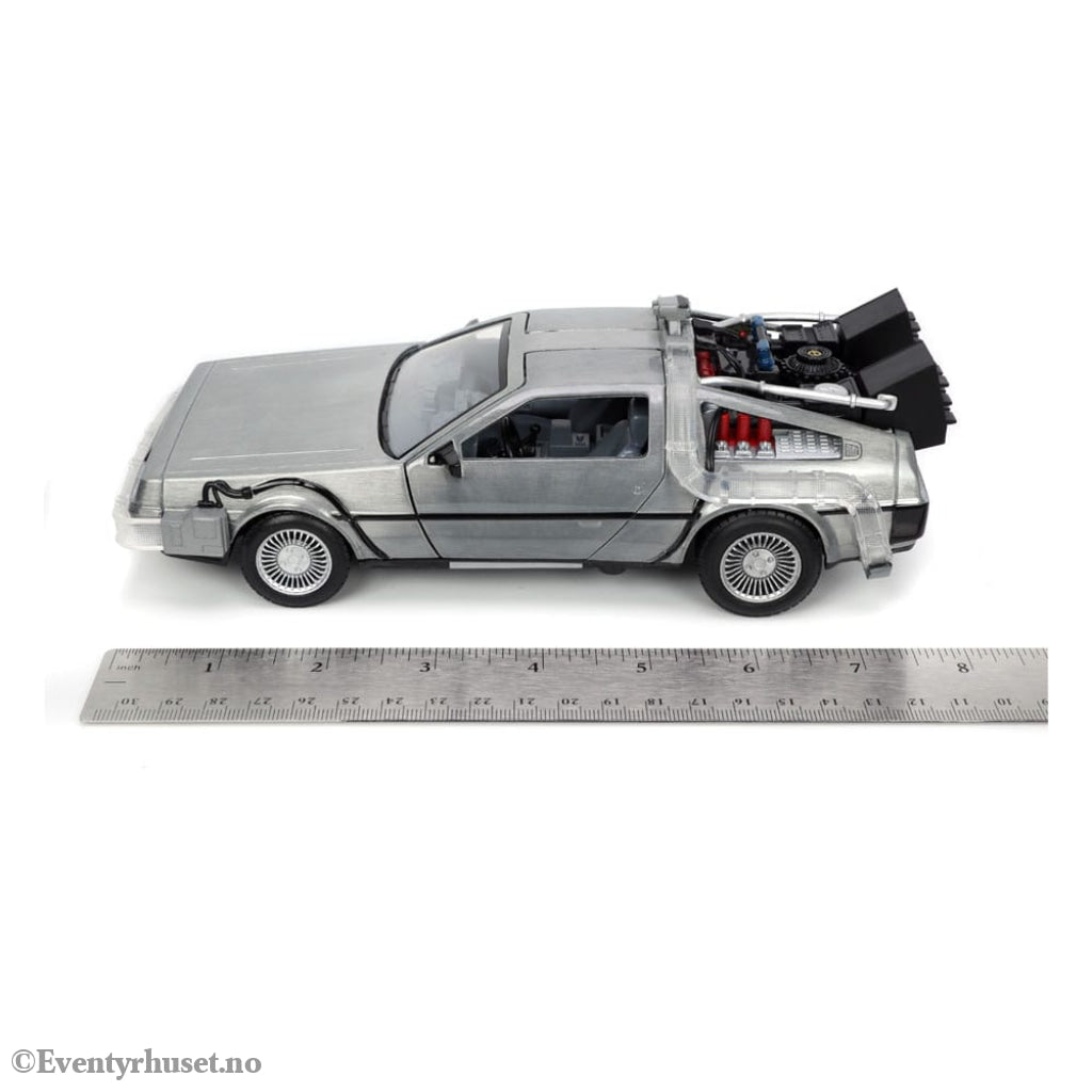 Back to the Future Hollywood Rides Diecast Model 1/24 Back to the Future 1 Time Machine Collectibles