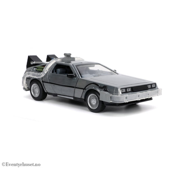 Back to the Future Hollywood Rides Diecast Model 1/24 Back to the Future 1 Time Machine Collectibles